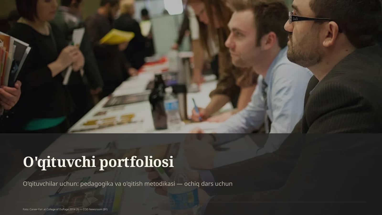 O'qituvchi portfoliosi