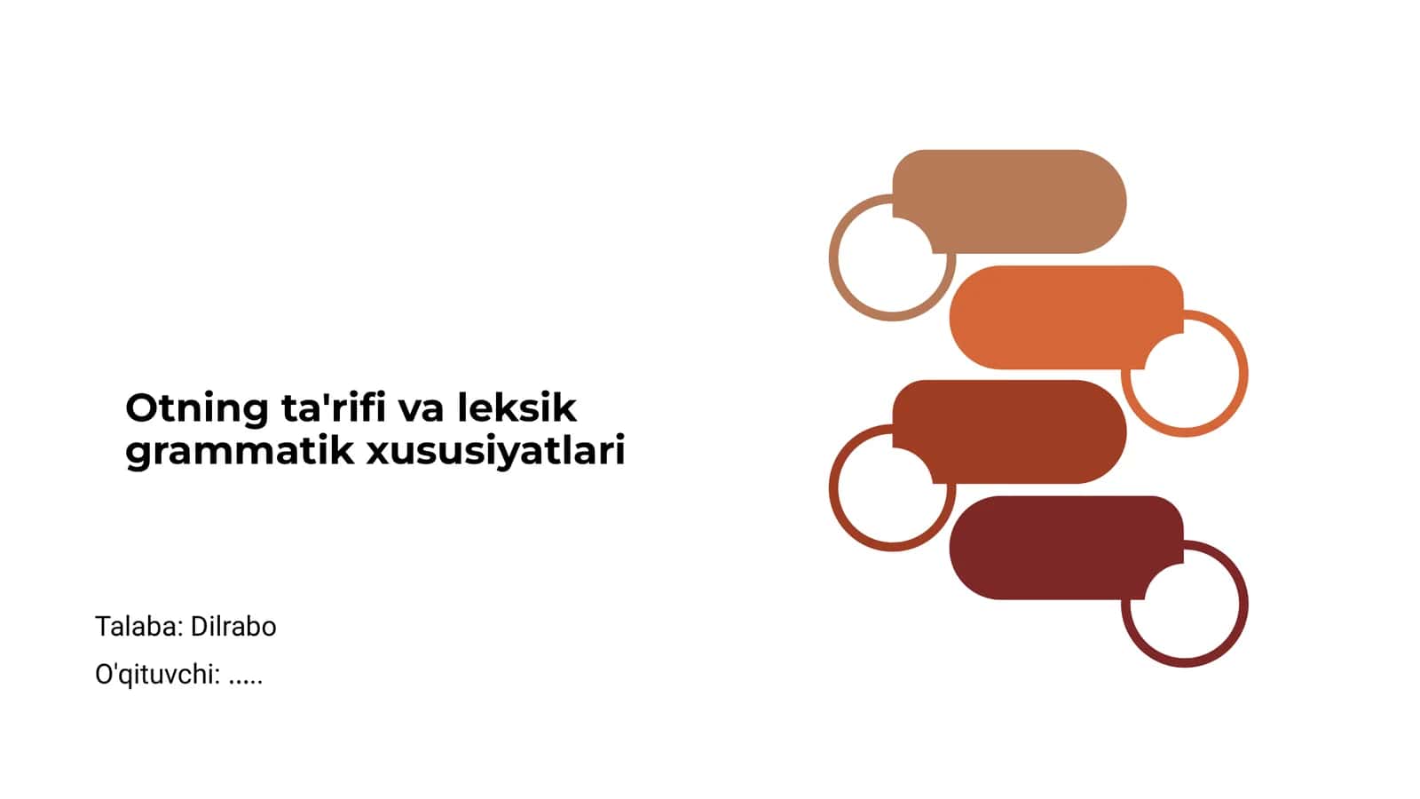 Otning ta'rifi va leksik grammatik xususiyatlari