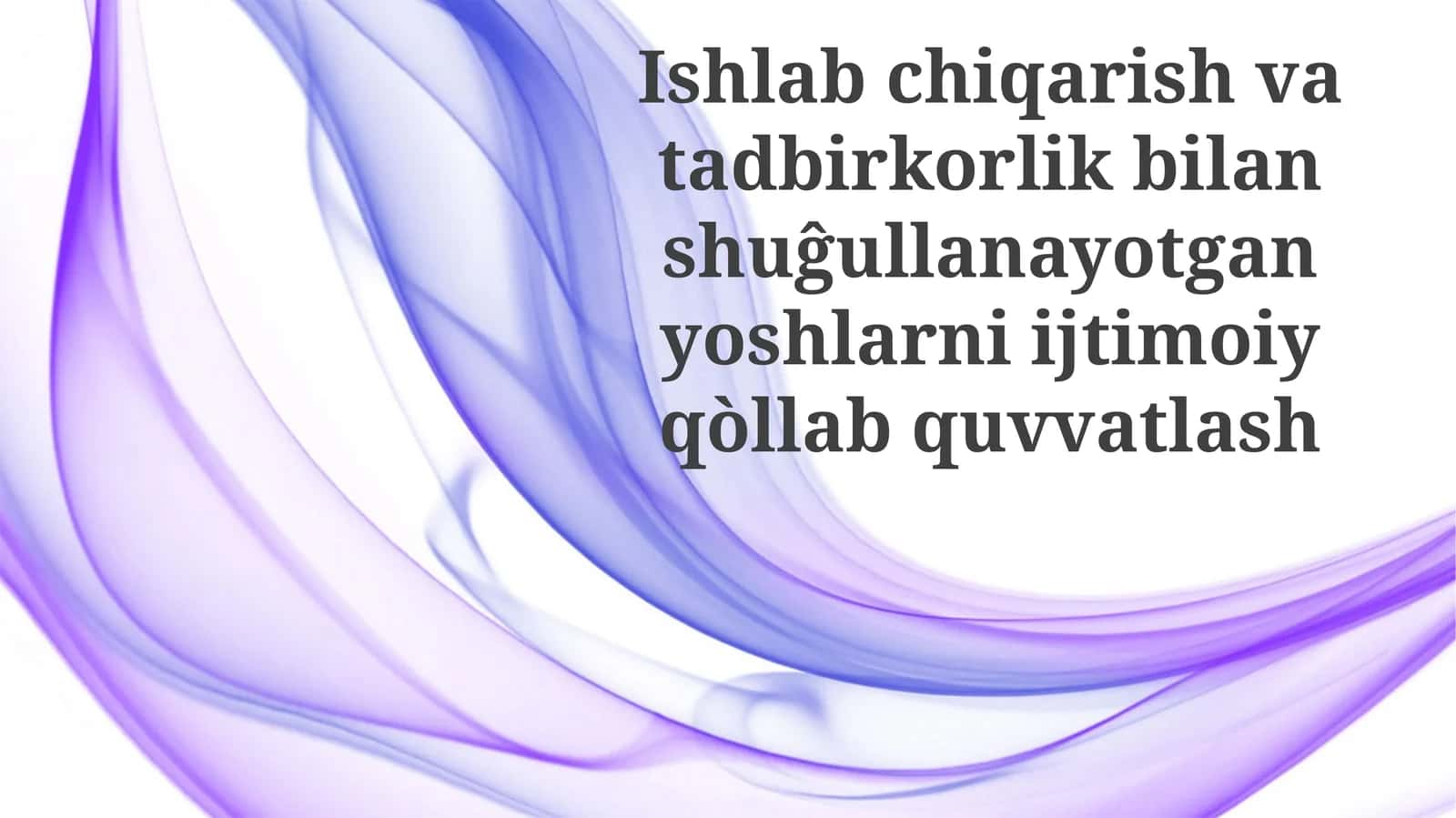 Kelajakdagi rejalar va istiqbollar