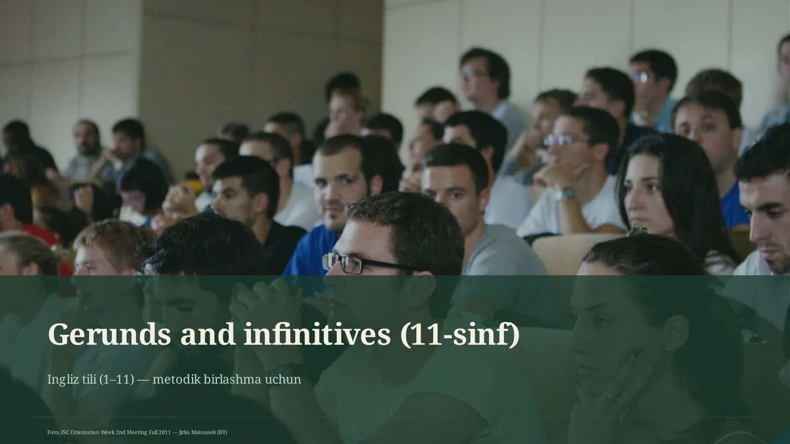 Gerund va infinitive