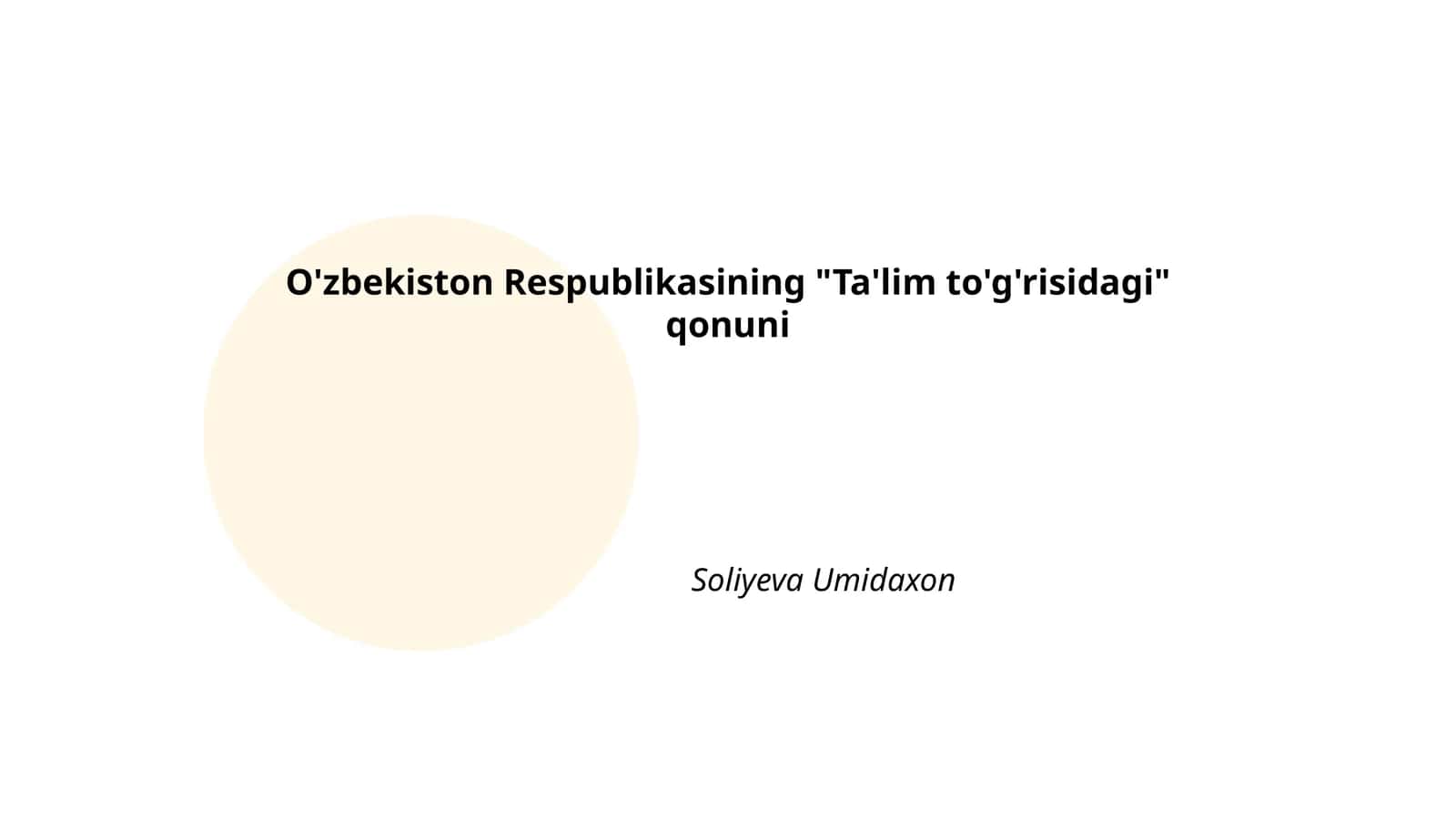 Ta'lim tizimini boshqarish