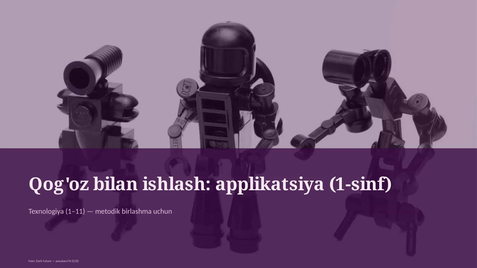Qog'oz bilan ishlash: applikatsiya (1-sinf)