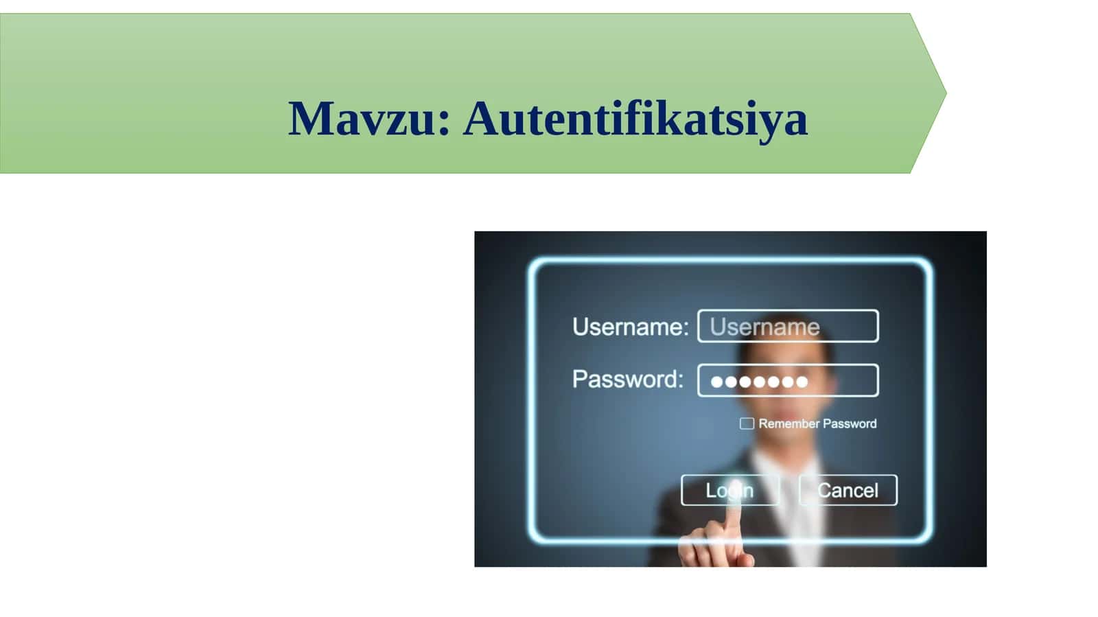 Autentifikatsiya