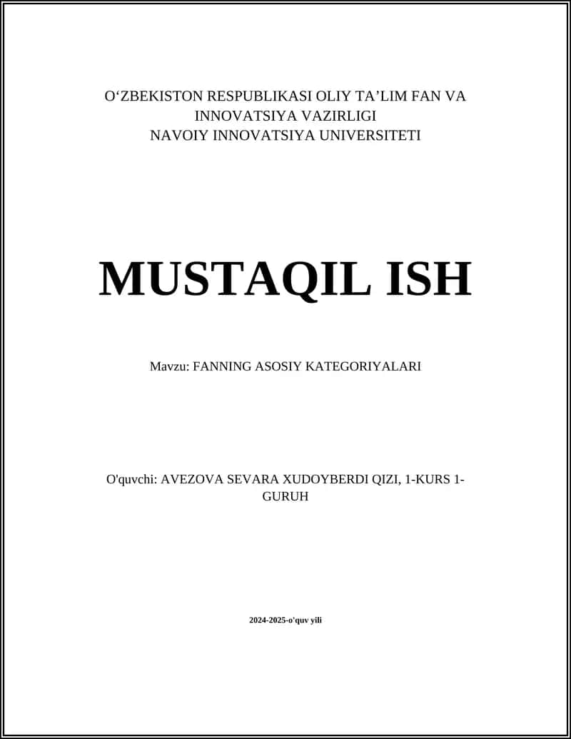 Fizika asoslari