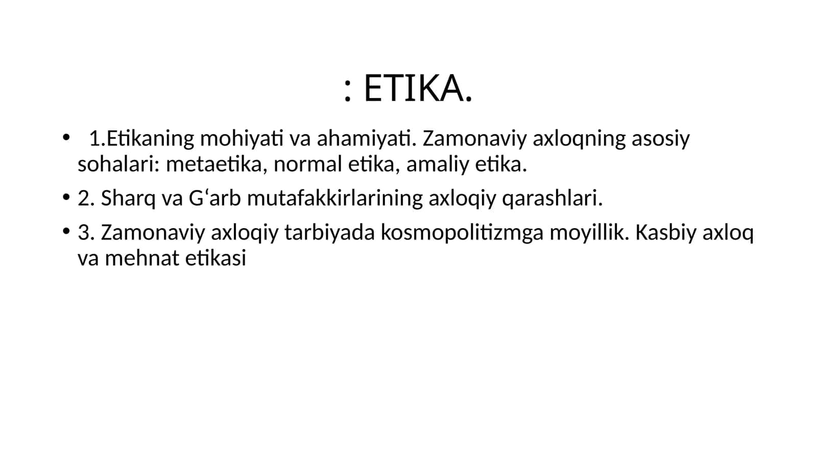 ETIKA