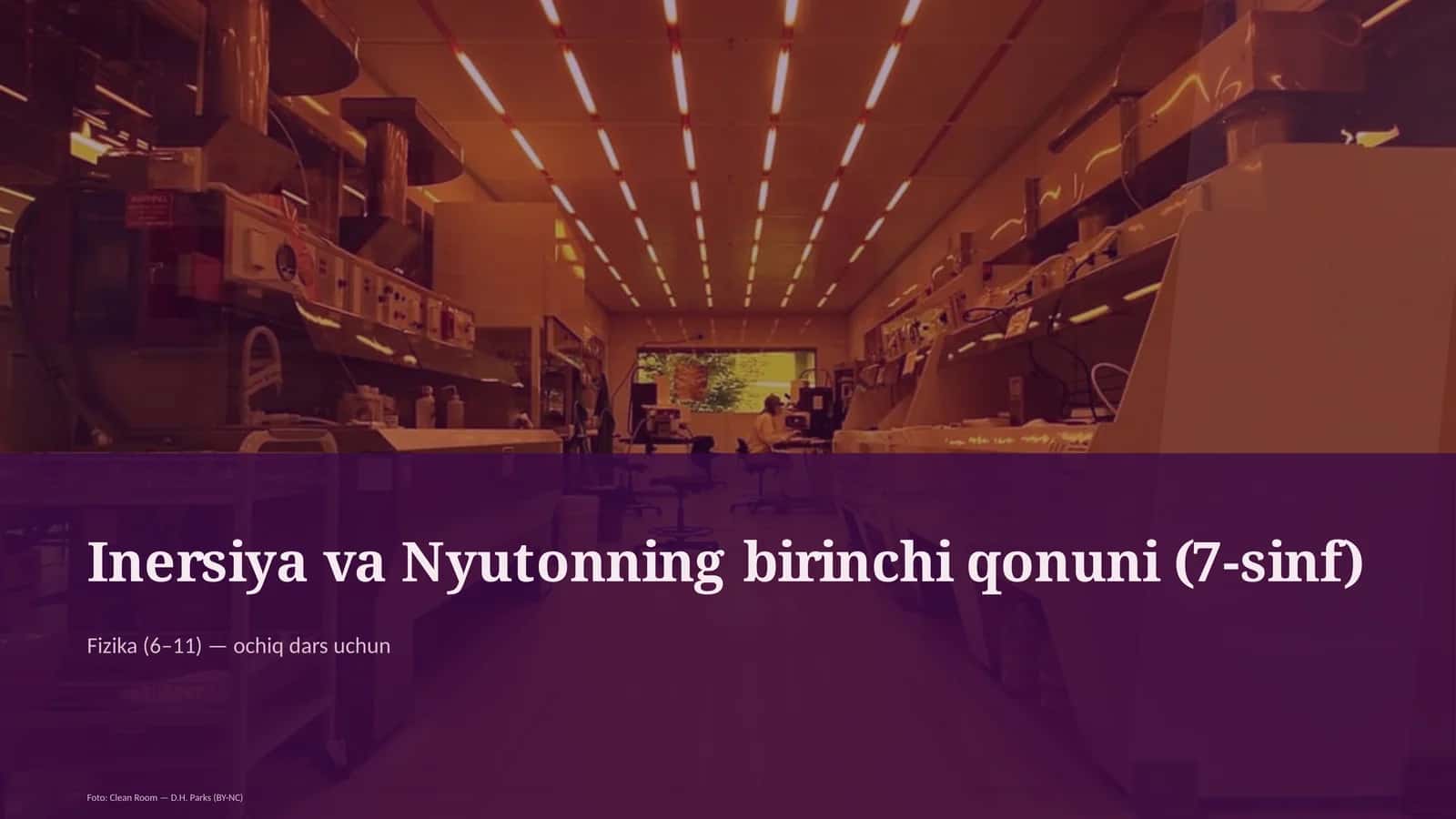 Inersiya va Nyutonning birinchi qonuni (7-sinf)