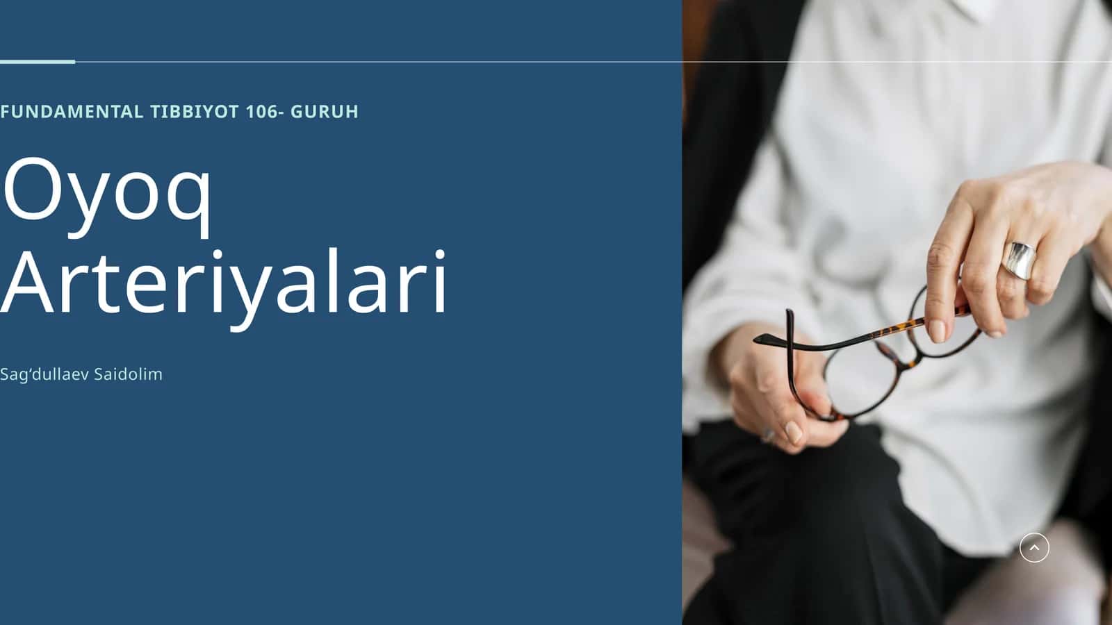 FUNDAMENTAL TIBBIYOT 106- GURUH