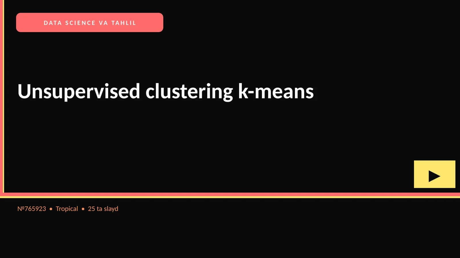 DATA SCIENCE VA TAHLIL