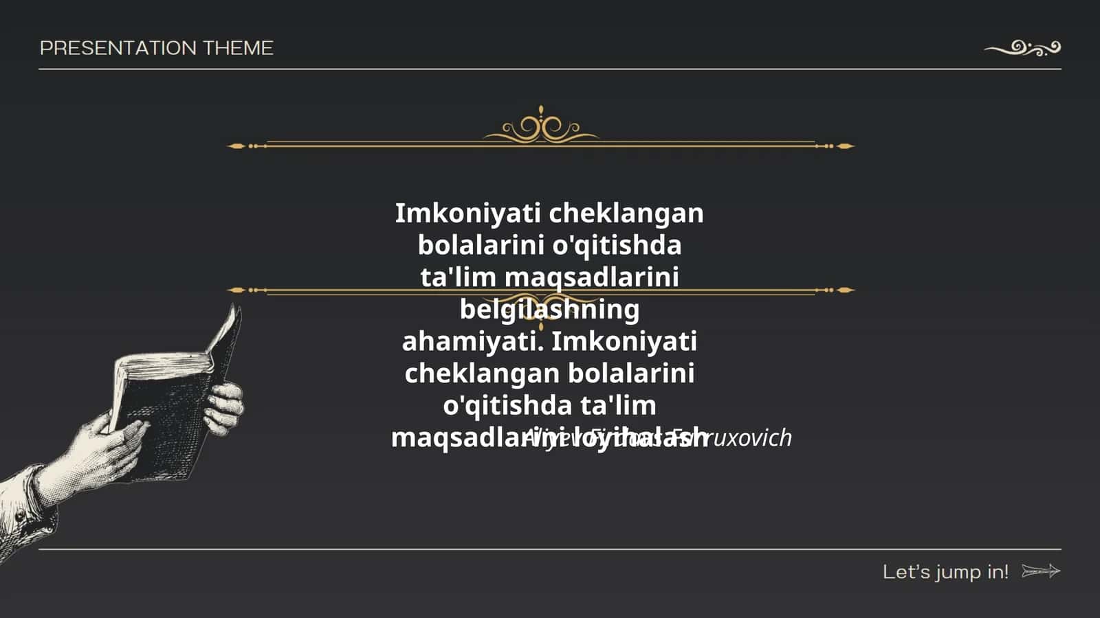 Ta'lim maqsadlarini belgilashning ahmiyati