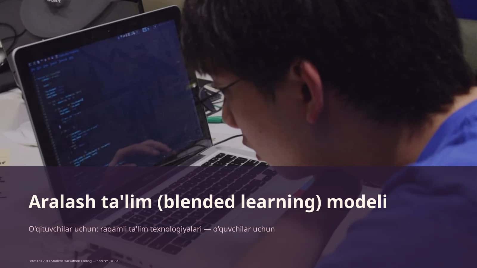 Aralash ta'lim (blended learning) modeli