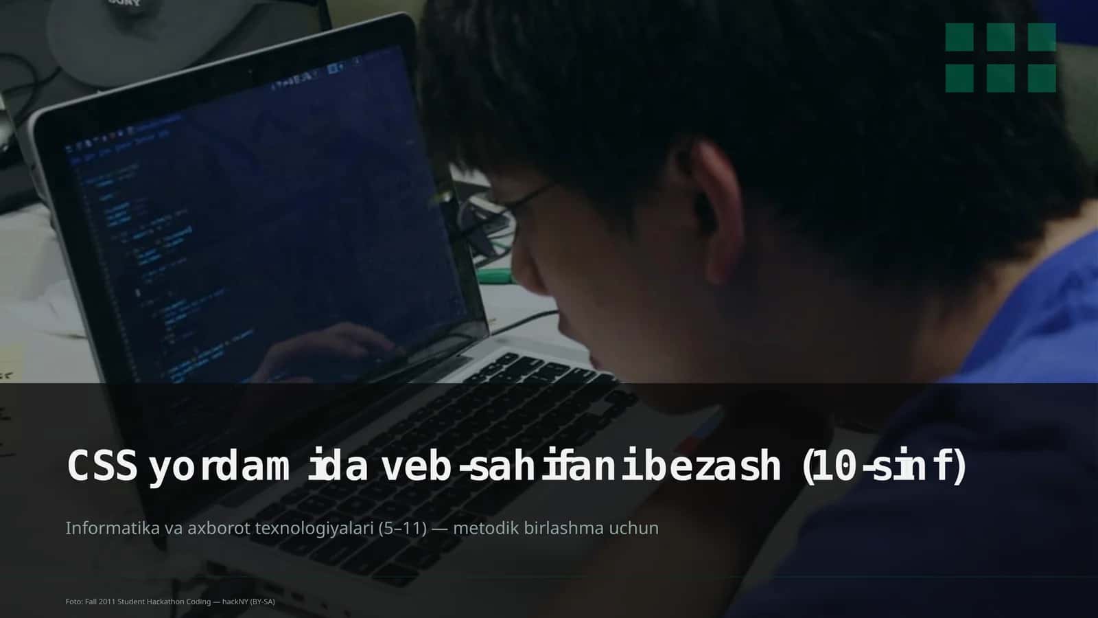 CSS yordamida veb-sahifani bezash (10-sinf)