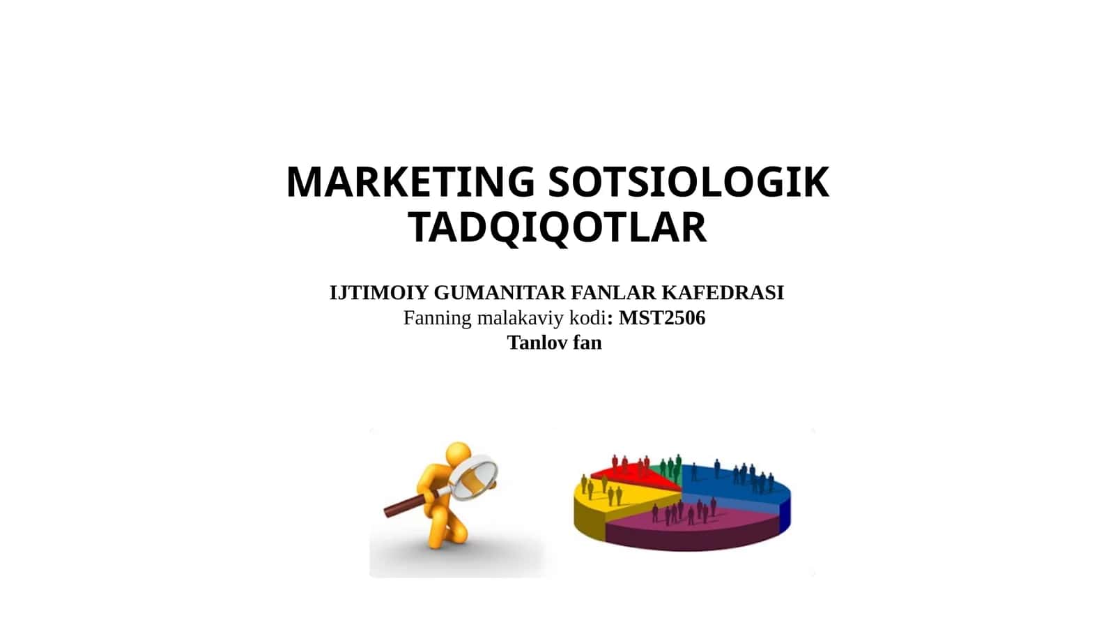 Marketing sotsiologik tadqiqotlar