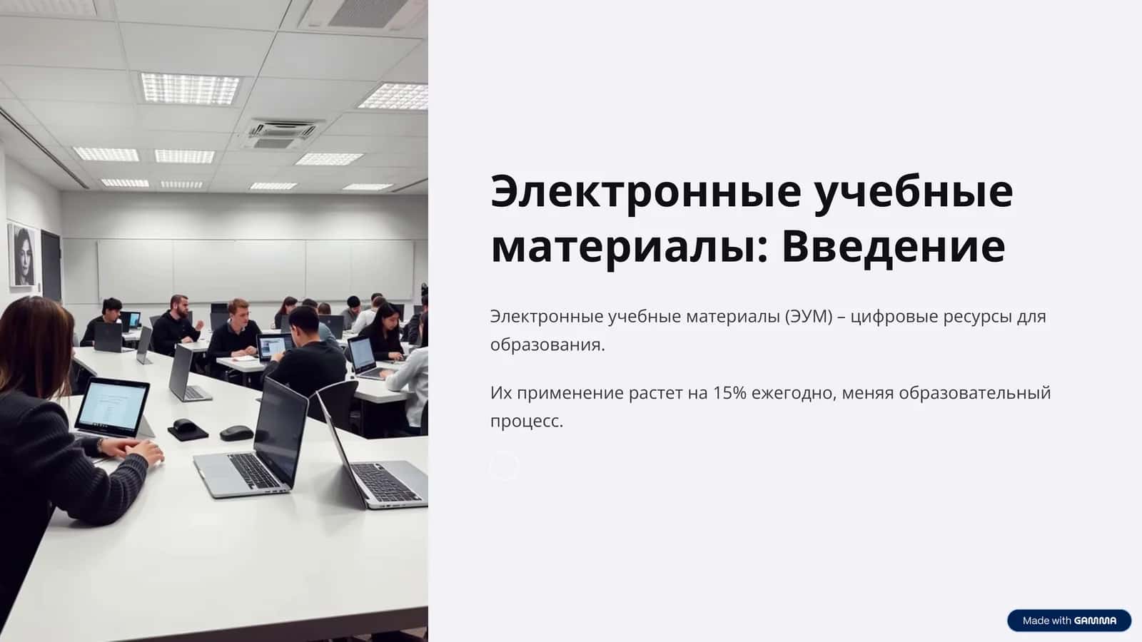 Электронные учебные материалы