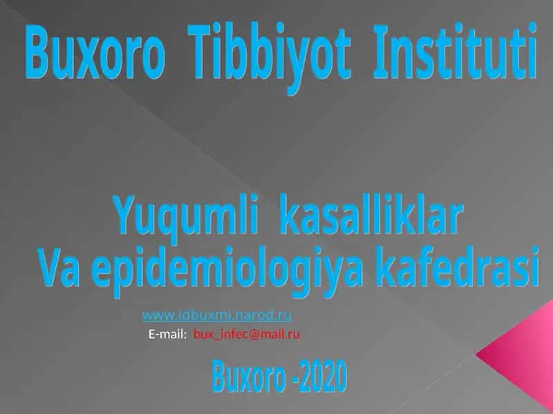 Chechak va qizamiq haqida kitob