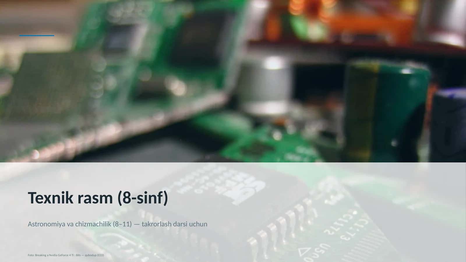 Texnik rasm (8-sinf)