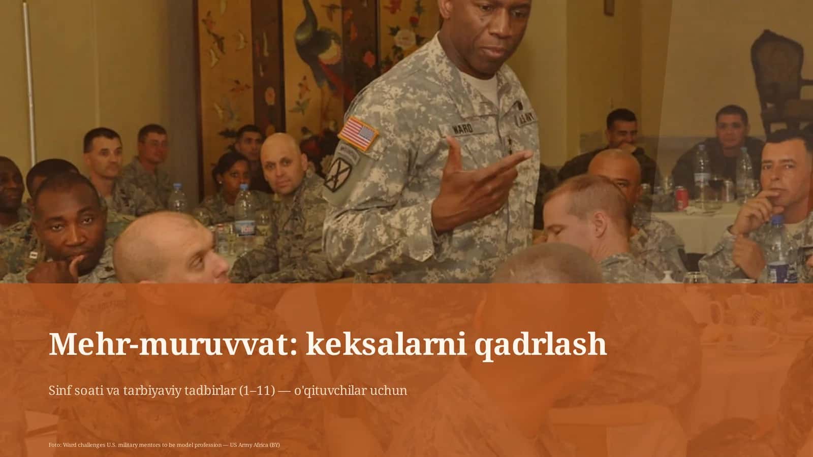 Mehr-muruvvat: keksalarni qadrlash