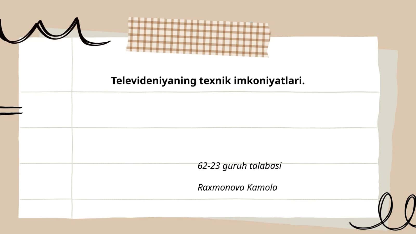Televideniyaning texnik imkoniyatlari