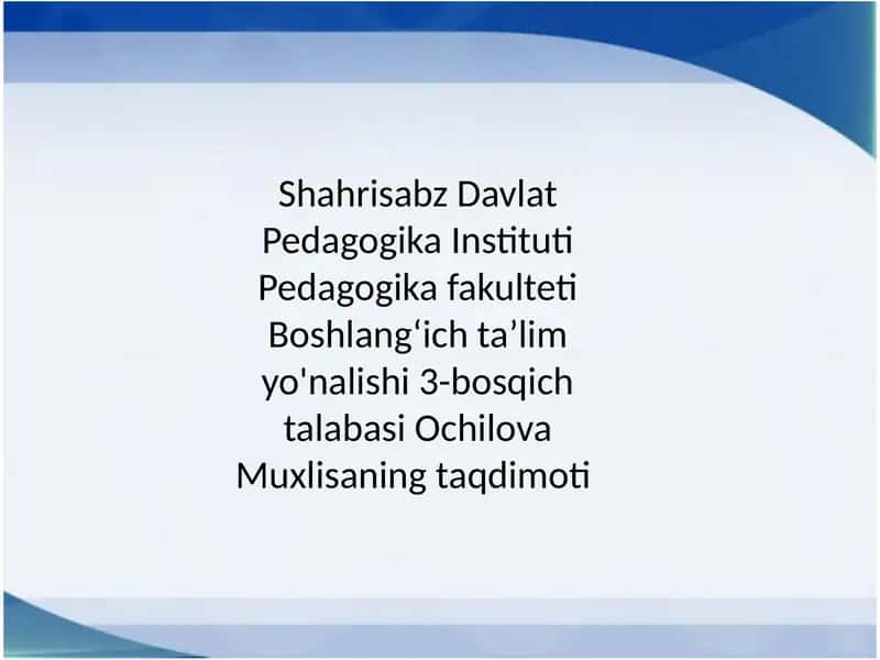 Inklyuziv ta'limning metodi va usullari
