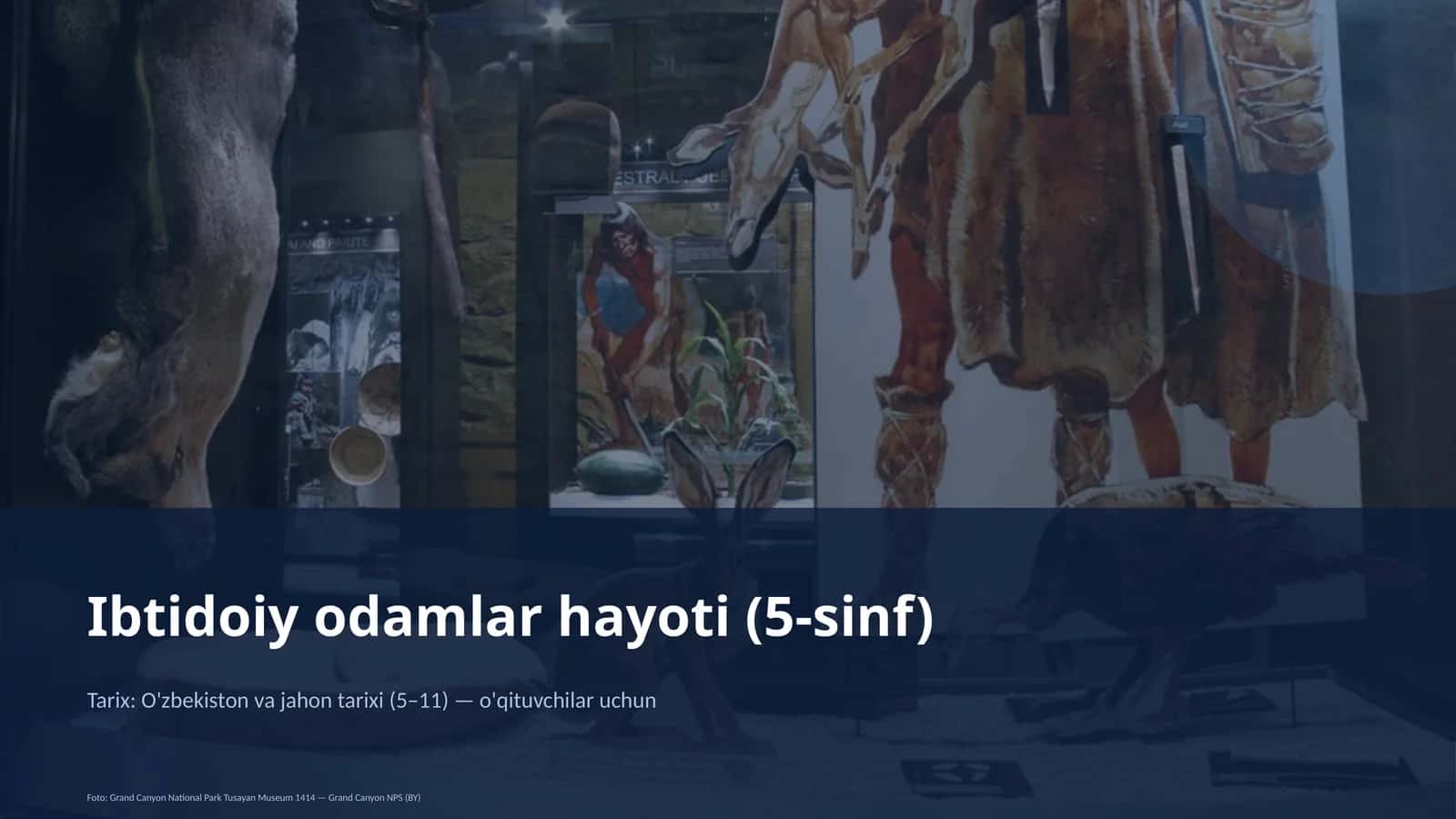 Ibtidoiy odamlar hayoti (5-sinf)