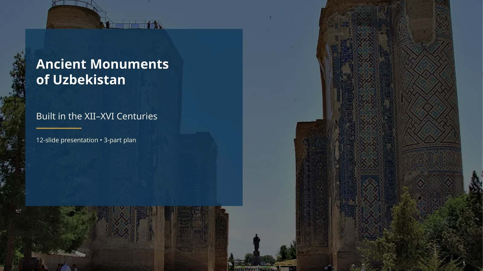 Ancient Monuments of Uzbekistan
