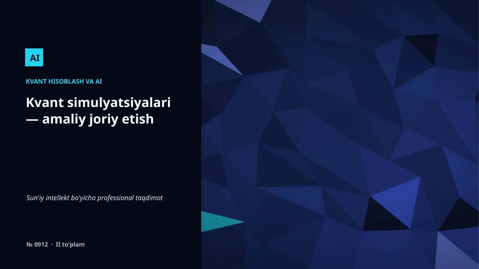 KVANT HISOBLASH VA AI