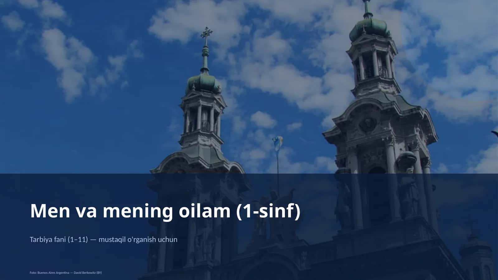 Men va mening oilam (1-sinf)