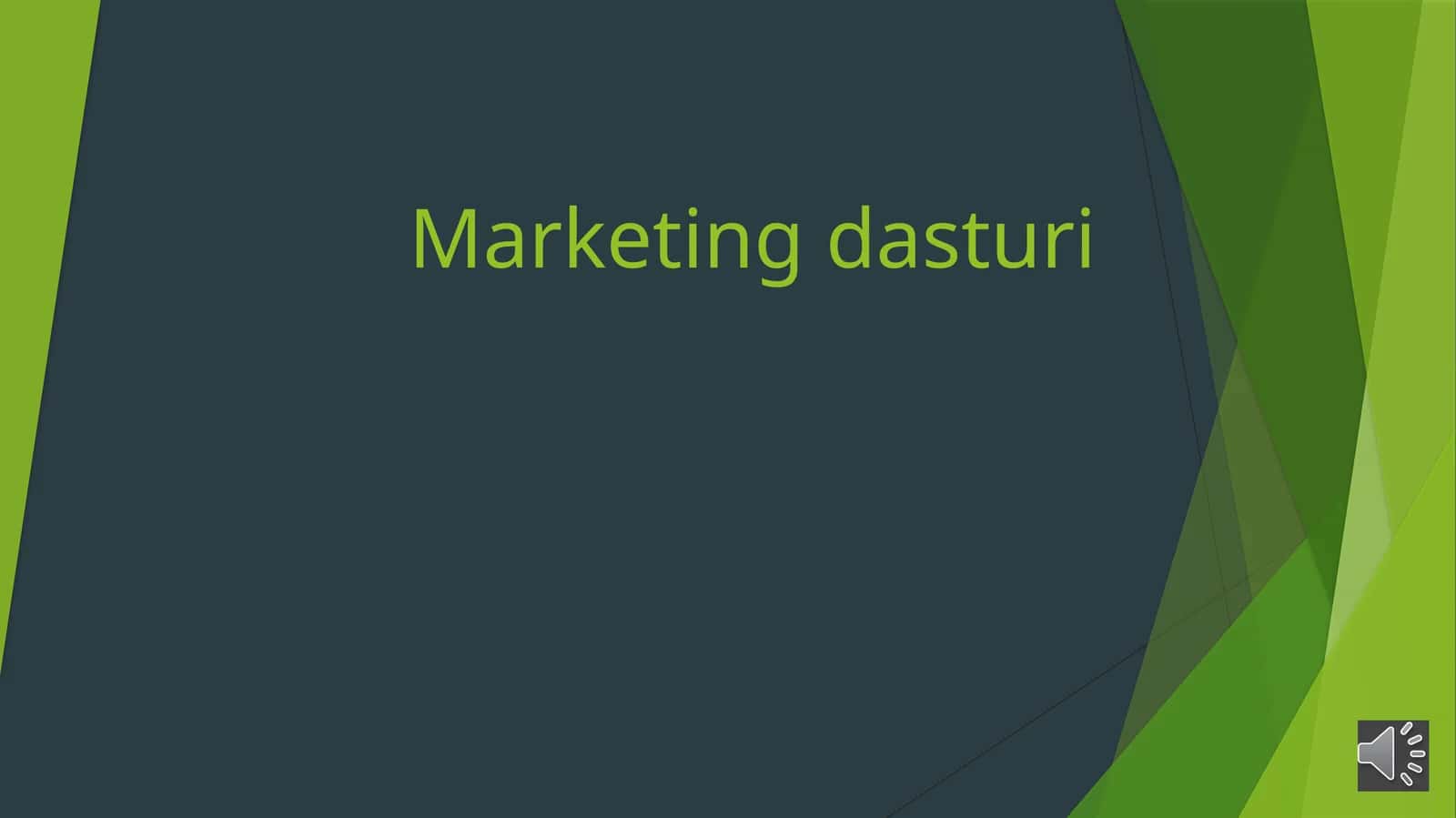 Marketing dasturi