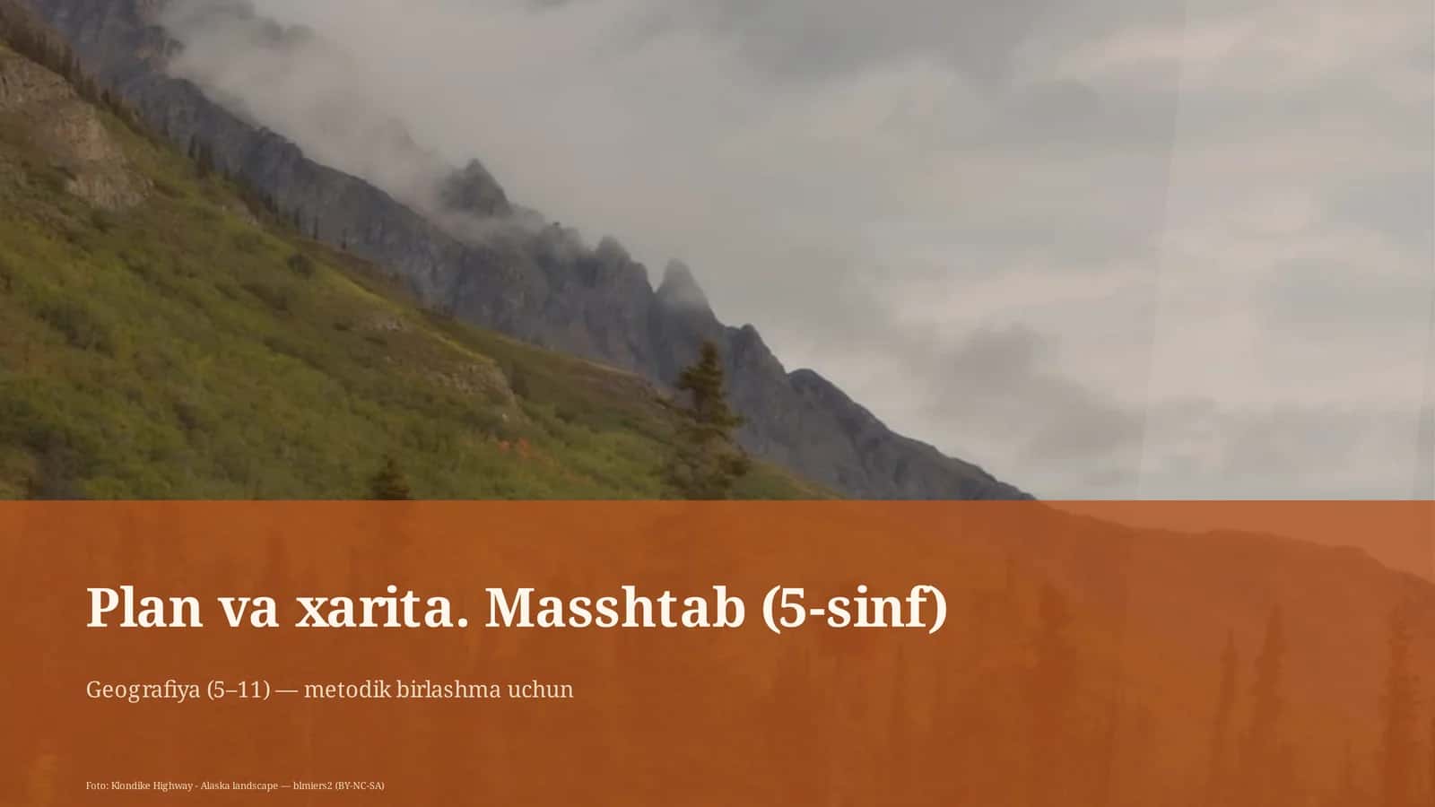 Plan va xarita. Masshtab (5-sinf)