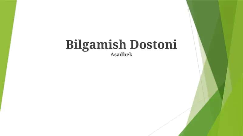 Bilgamish Dostoni