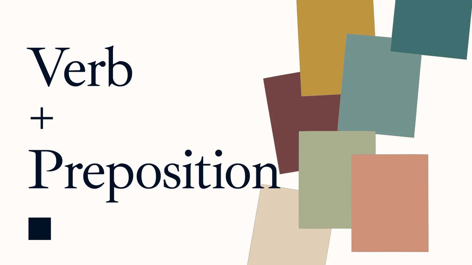 Verb+Preposition