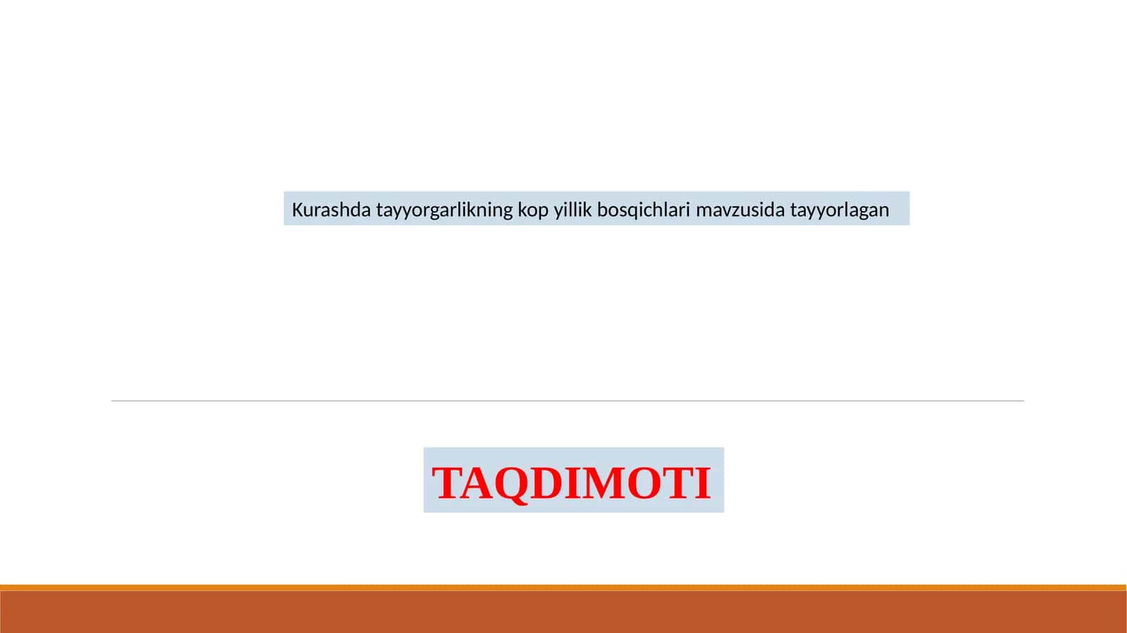 Kurashda tayyorgarlikning kop yillik bosqichlari