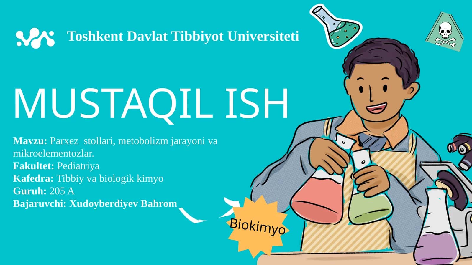 Parxezstollari,metobolizmjarayonivamikroelementozlar