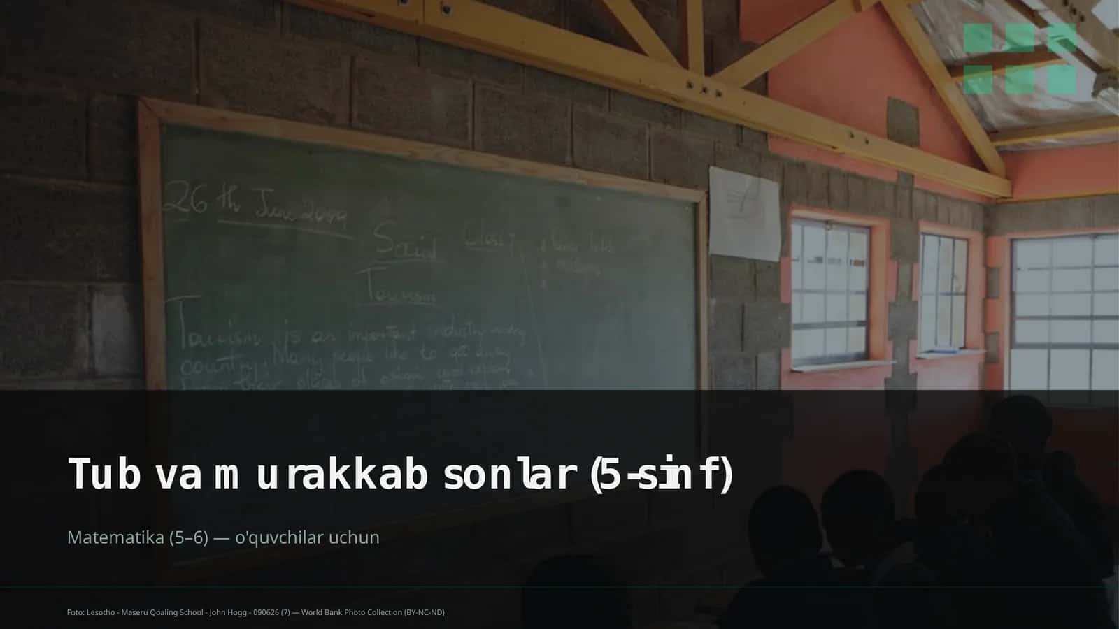 Tub va murakkab sonlar (5-sinf)