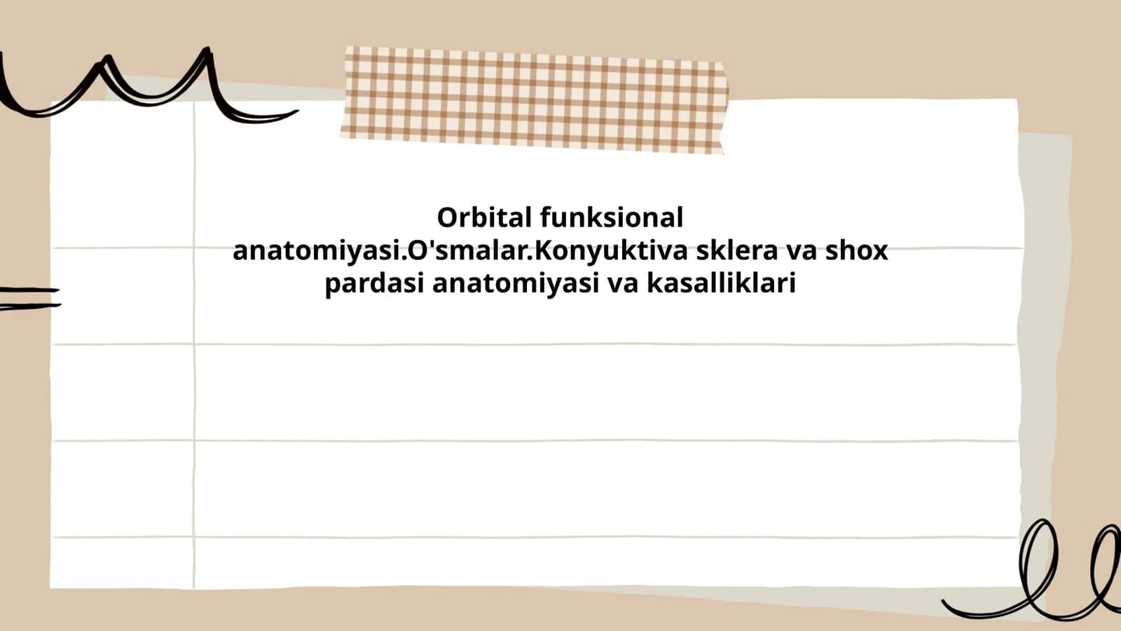 Orbital funksional anatomiyasi