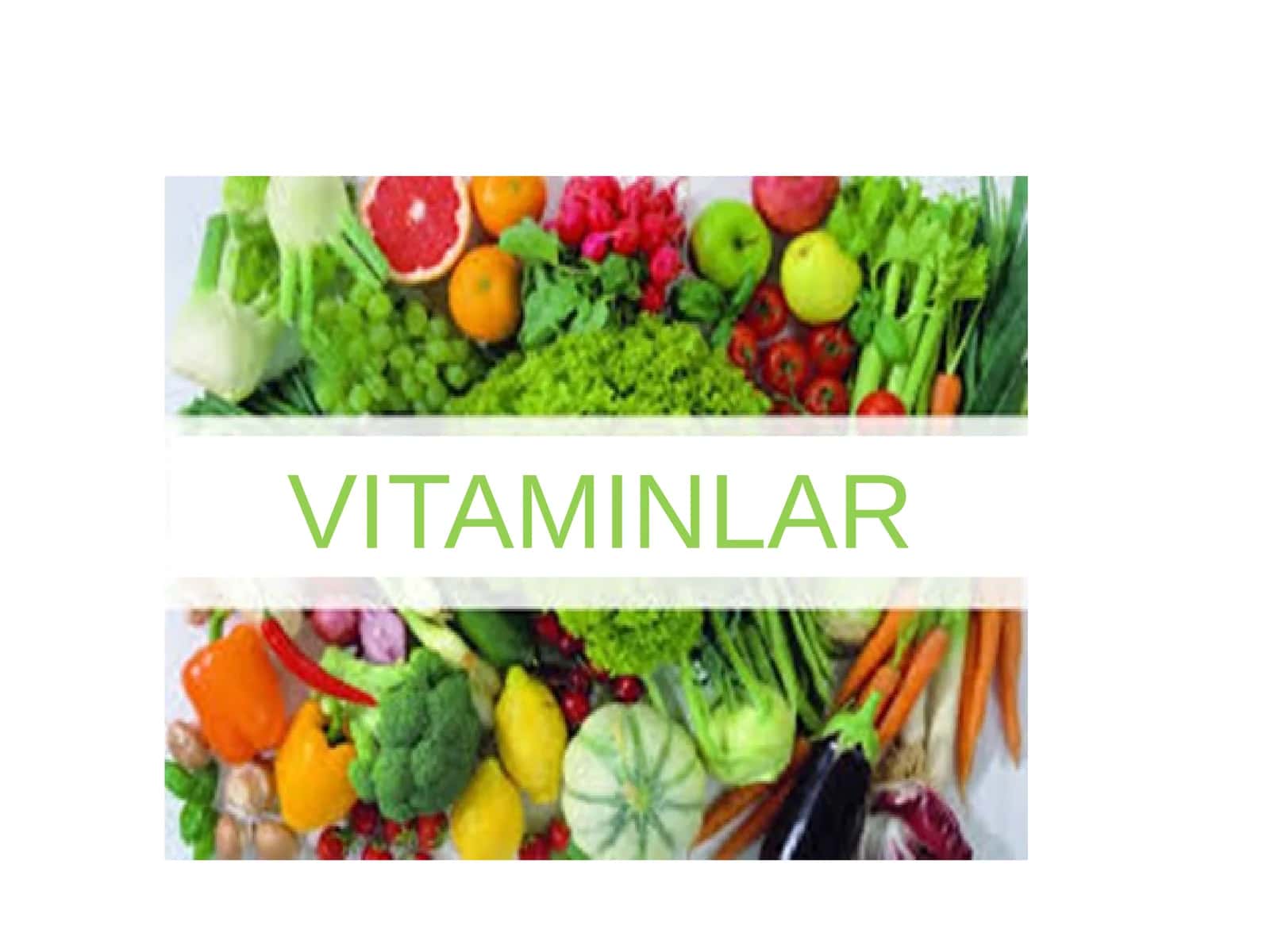 Vitaminlar