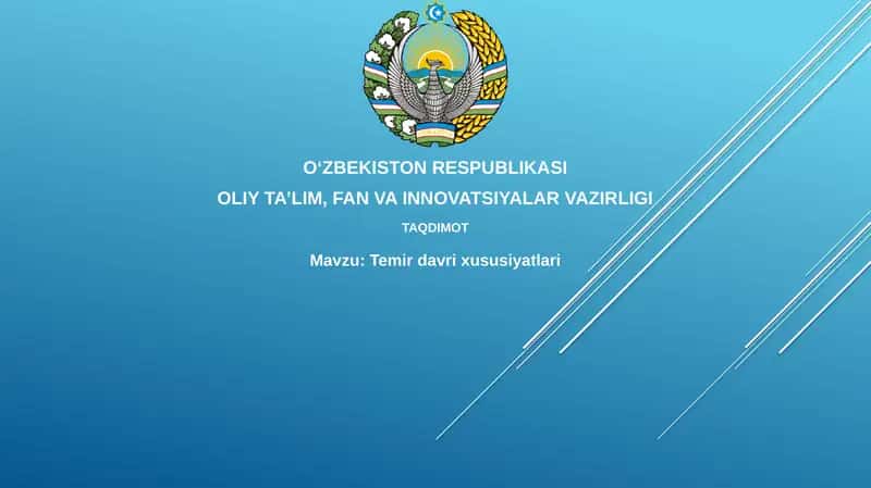 Temirdavrixususiyatlari
