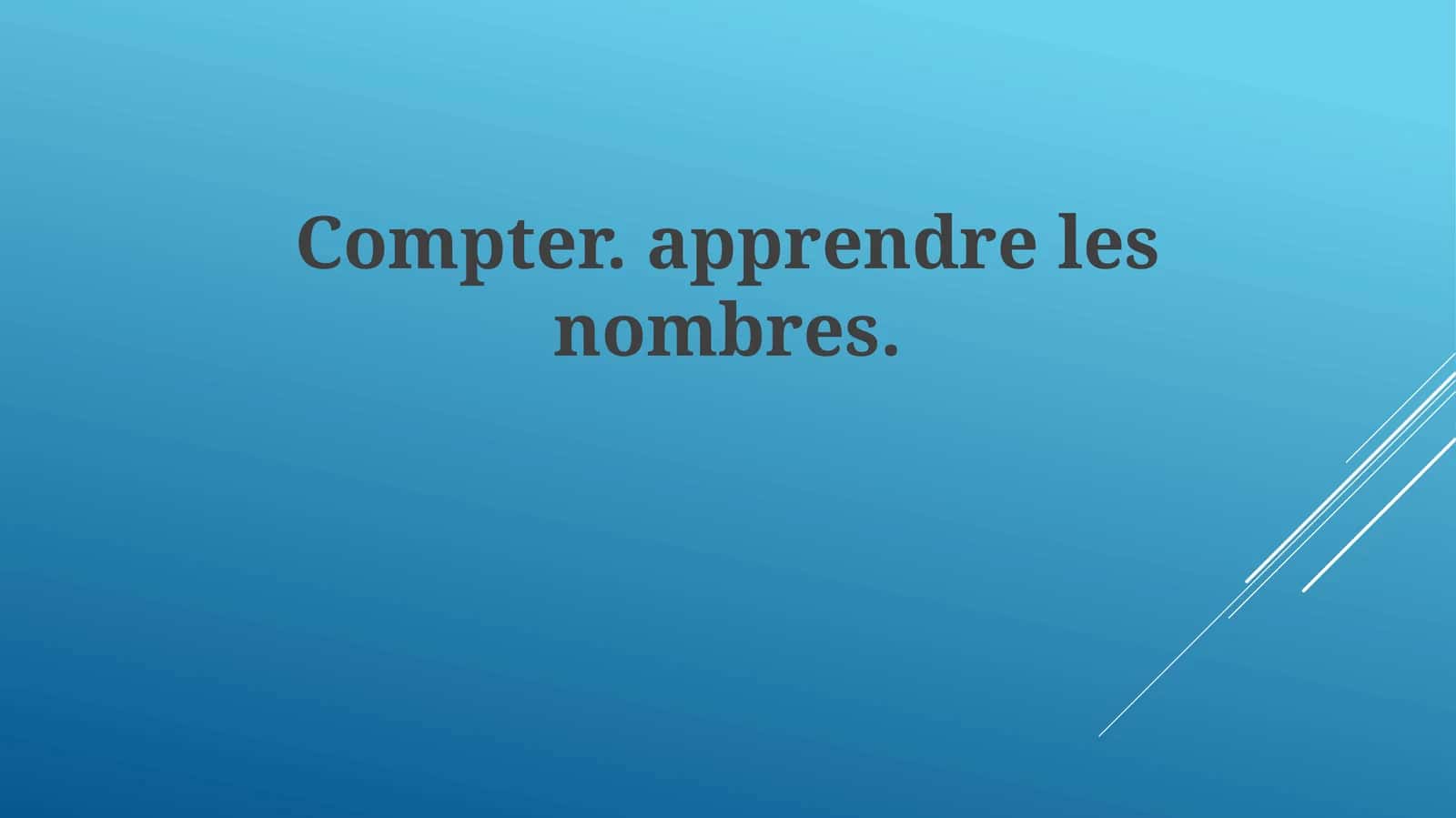 Compter.apprendrelesnombres