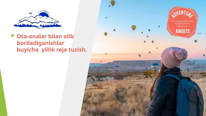 Ota-onalar bilan boriladigan ishlar bo'yicha yillik ish reja tuzish