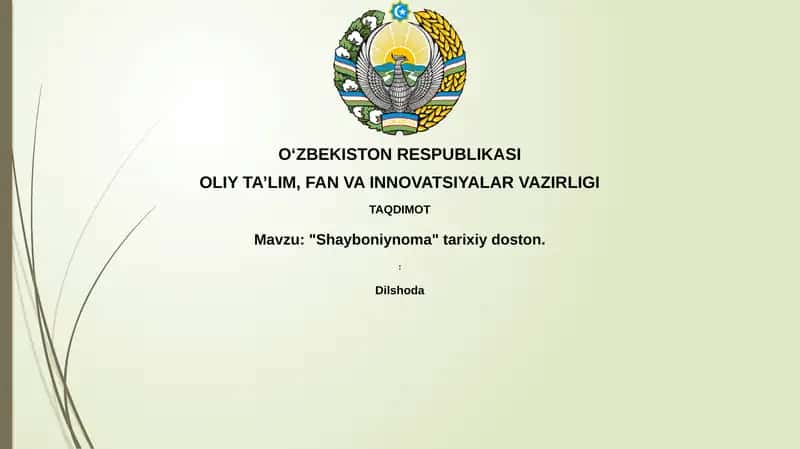 Shayboniynoma