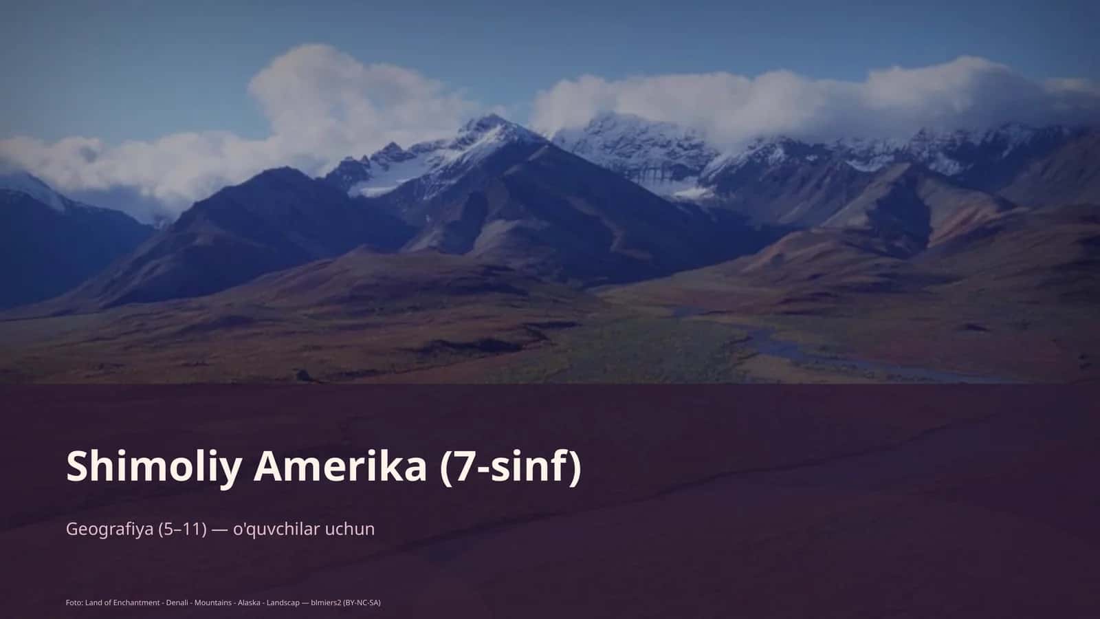 Shimoliy Amerika (7-sinf)