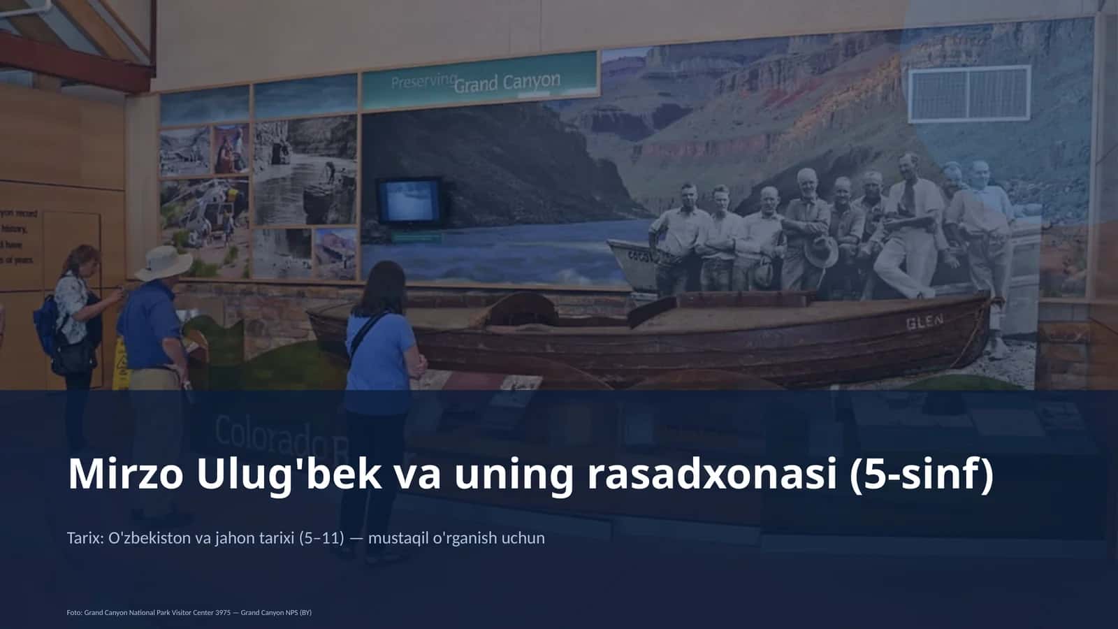 Mirzo Ulug'bek va uning rasadxonasi (5-sinf)