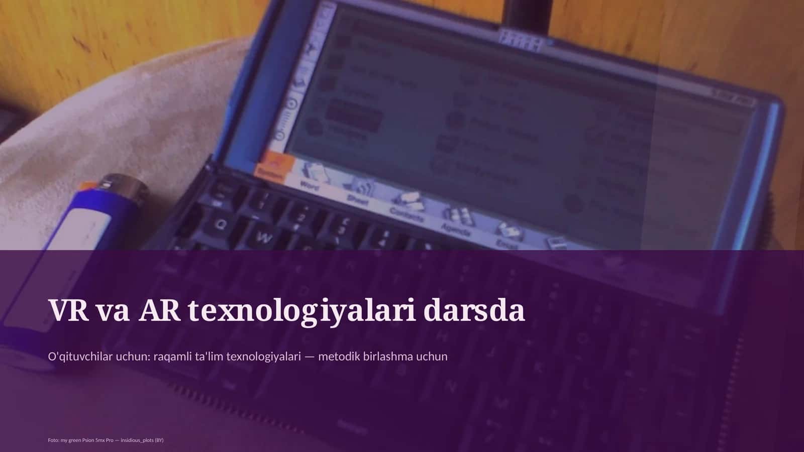 VR va AR texnologiyalari darsda