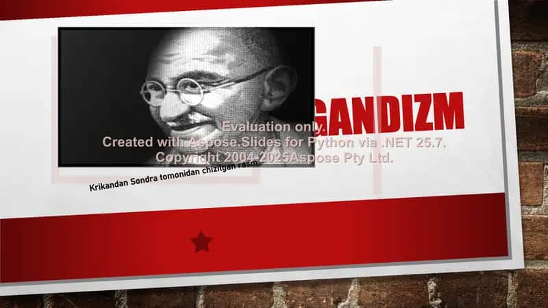 Mahatma Gandi va Gandizm