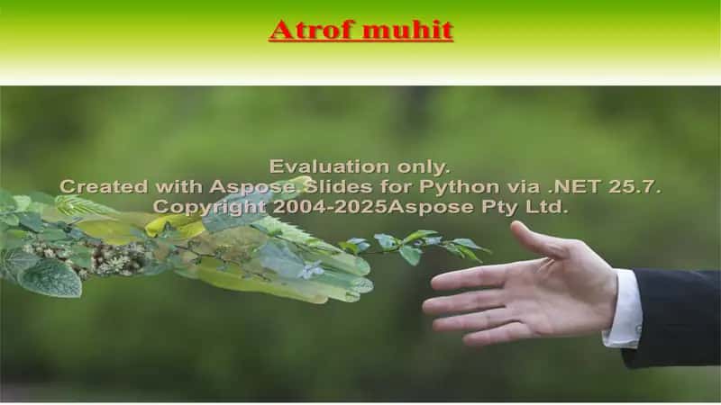 Atrof muhit