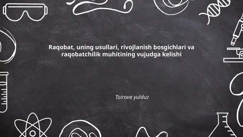 Raqobatning nazariyasi va ta'rifi