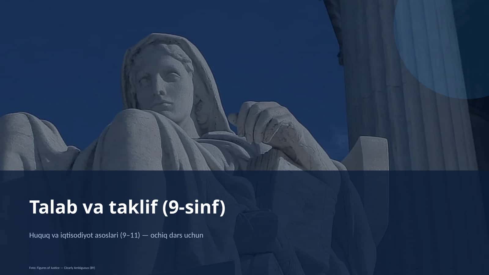 Huquq va iqtisodiyot asoslari (9–11)