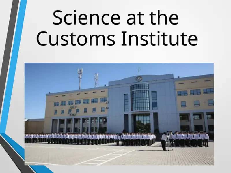 Science at the Customs Institute