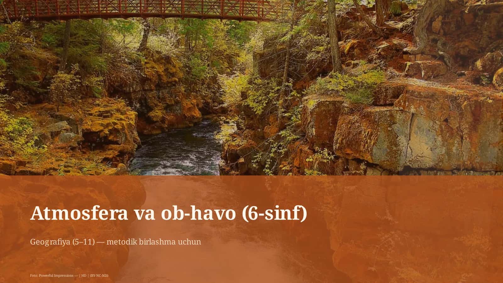 Atmosfera va ob-havo (6-sinf)