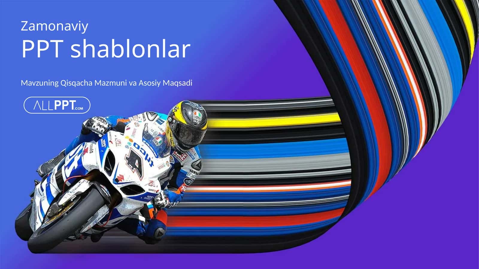 Motorcycle Racing Sports Taqdimoti (48 Slayd)