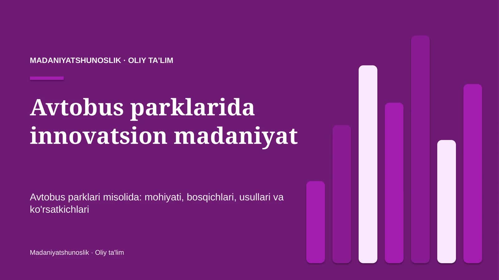 Innovatsion madaniyat: mohiyati